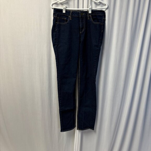 NY&C Curvy Skinny Jeans Womens Sz 8 Average Dark Wash Blue Denim Casual Western - Picture 1 of 8